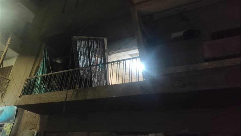 حريق مصحة ببنها،