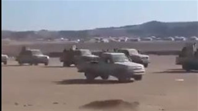 لقطة من الفيديو لتحرك