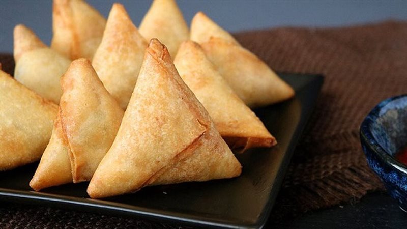 سمبوسة في الفرن