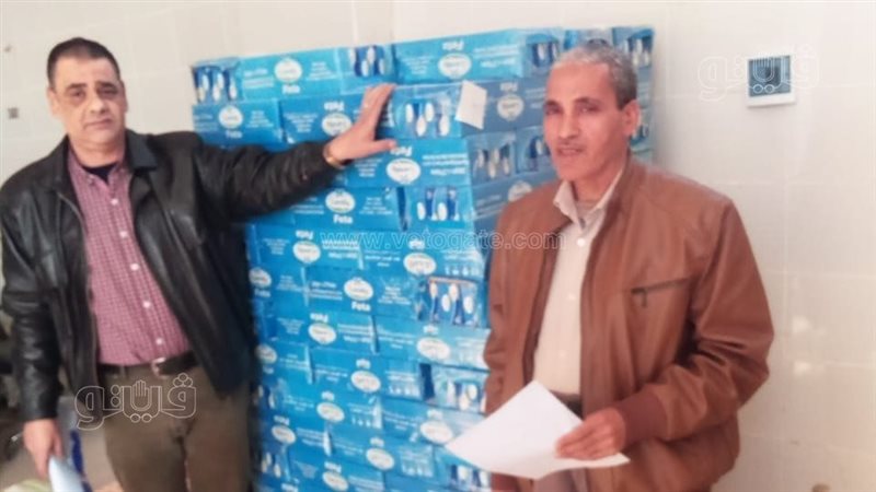 ضبط 4050 علبة جبنة