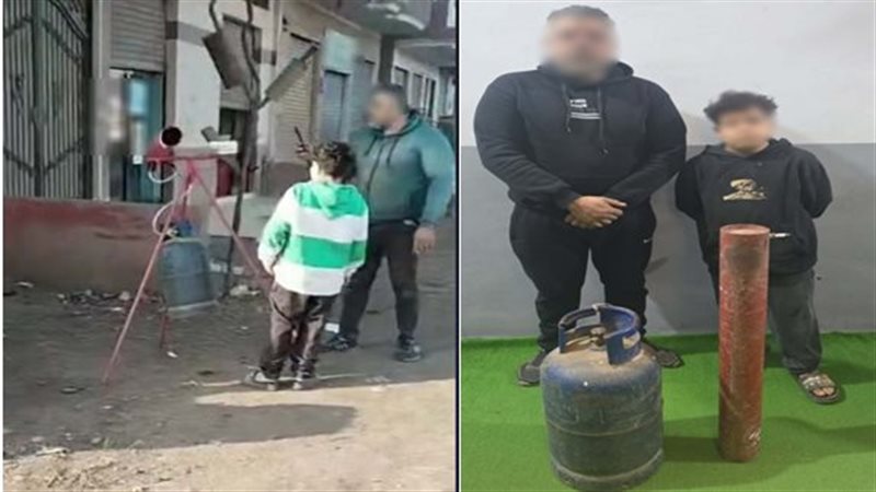 ضبط صاحب ورشة ونجله
