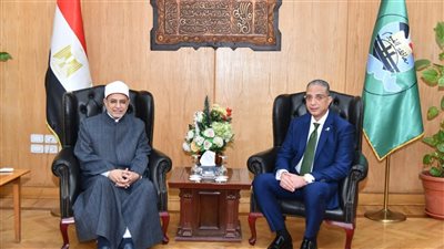 محافظ الفيوم يستقبل وفد جامعة الأزهر لوضع حجر الأساس لفرع جديد