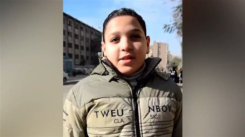 أحد طلاب الصف الخامس