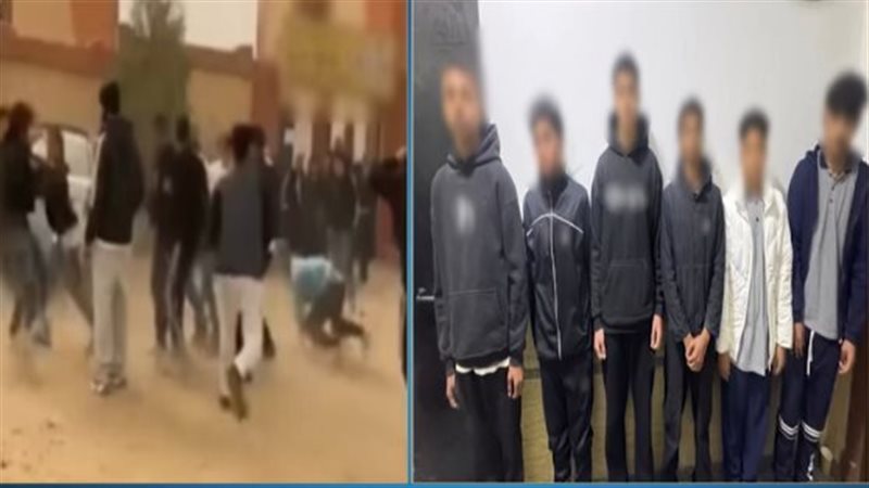 ضبط طرفي مشاجرة أمام