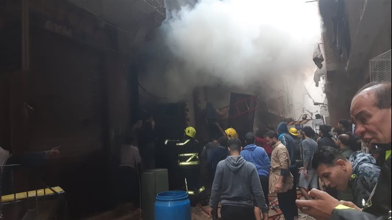 حريق بشقة سكنية بالقليوبية،فيتو
