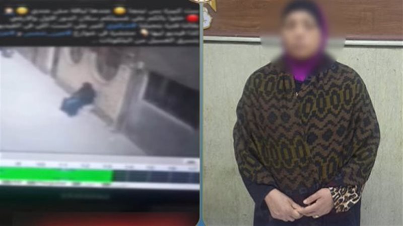 سيدة تسرق بطاطين