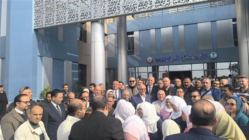افتتاح مستشفى طوخ