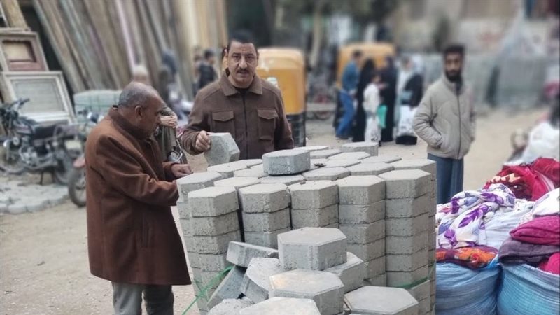 تركيب بلاط الإنترلوك