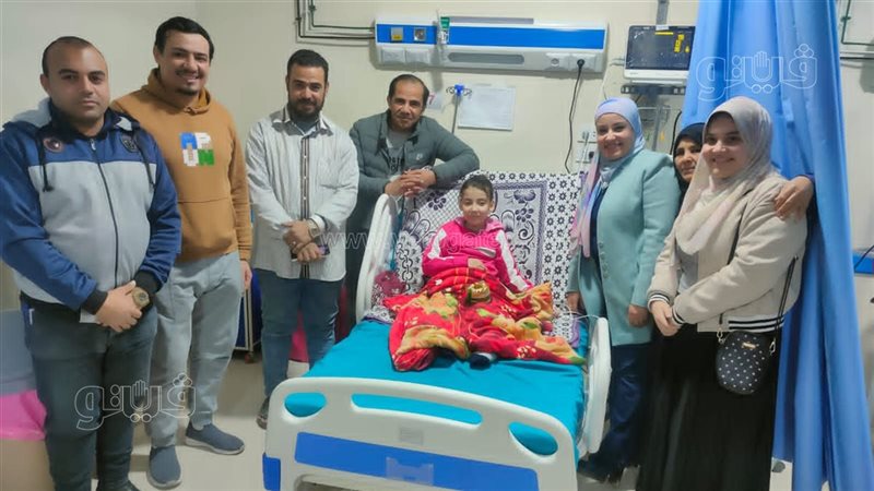 تعافي طفلة بمستشفى