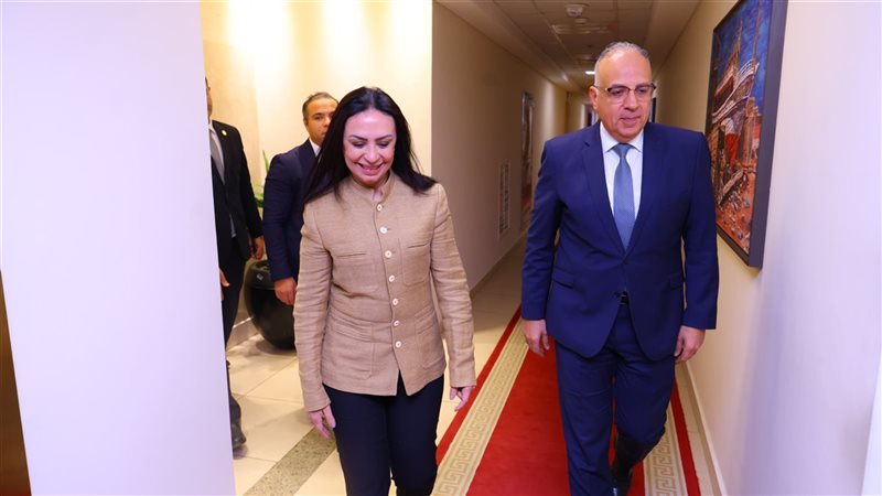 وزيرا التضامن والري،