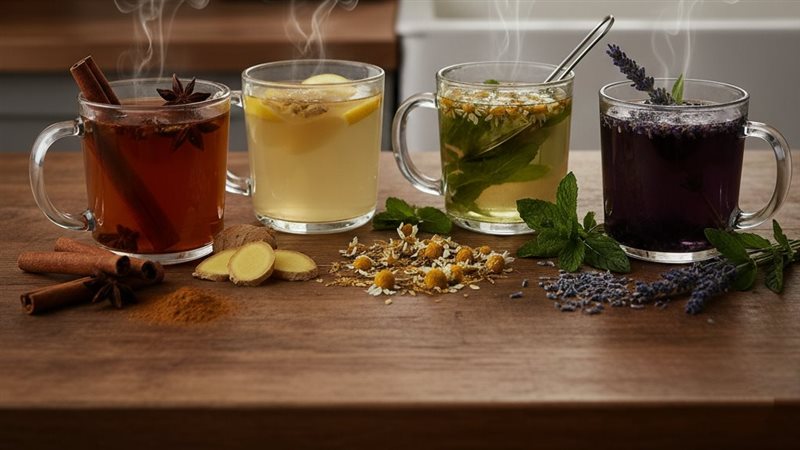 مشروبات عشبية لراحتك