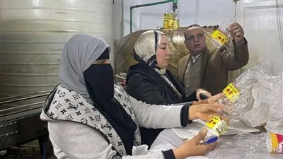 تموين الدقهلية يضبط مصنع زيت غير مرخص ويصادر 6 أطنان