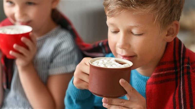 مشروبات لتدفئة الأطفال