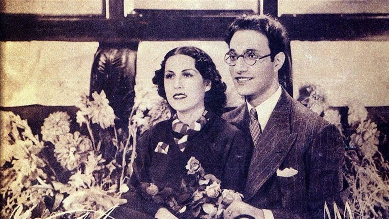 ليلى مراد ومحمد عبد