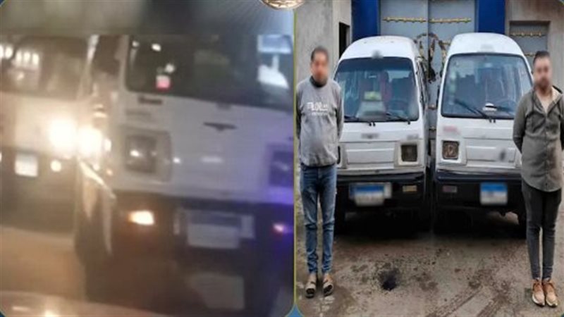 القبض على قائدى سيارتين