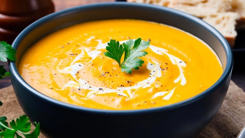 شوربة البطاطا الحلوة