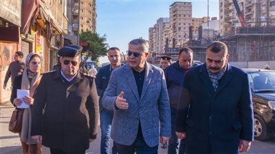 محافظ الإسكندرية يتفقد تشغيل وسائل النقل البديلة لترام الرمل بمحطة فيكتوريا