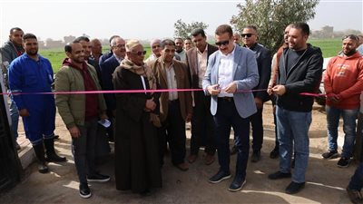 محافظ المنوفية يفتتح مشروع صرف صحي ميت البيضا باستثمارات 45 مليون جنيه
