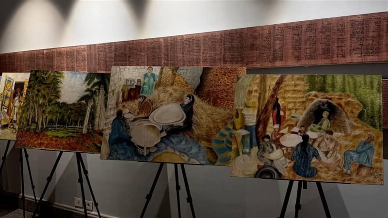 افتتاح المعرض الفني