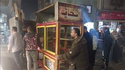بعد إزالة التعديات، شارع العريش بلا باعة جائلين وسيولة مرورية للمواطنين (صور)