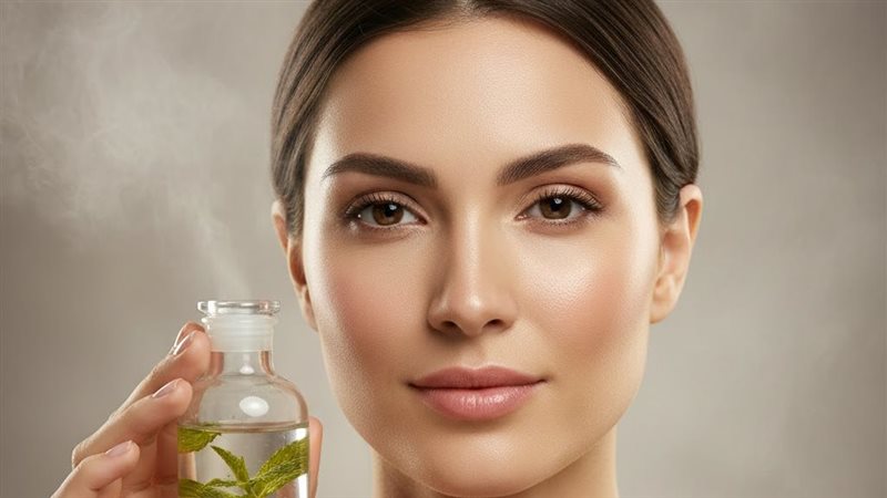 مياه الأعشاب لبشرتك،