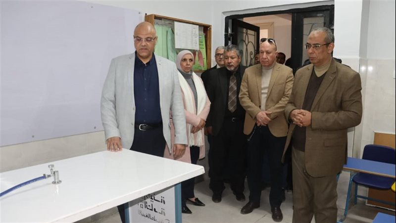 محافظ القليوبية خلال