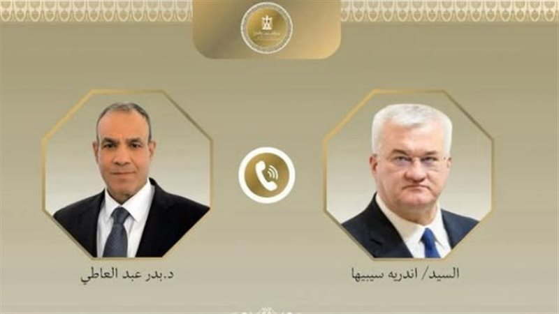  بدر عبد العاطي ونظيره