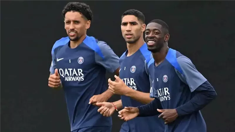 ديمبلي وحكيمي، فيتو