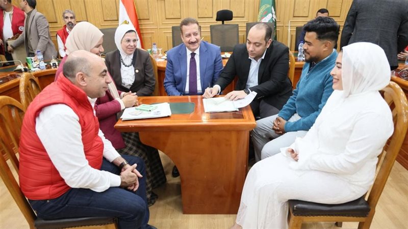 محافظ المنوفية يشهد