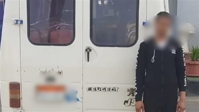 ضبط ميكروباص لتجزئة