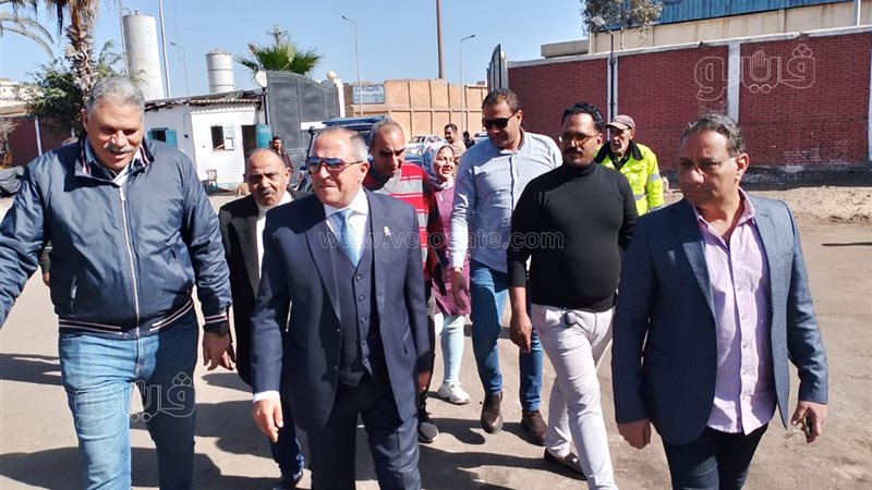 محافظ بورسعيد يتفقد
