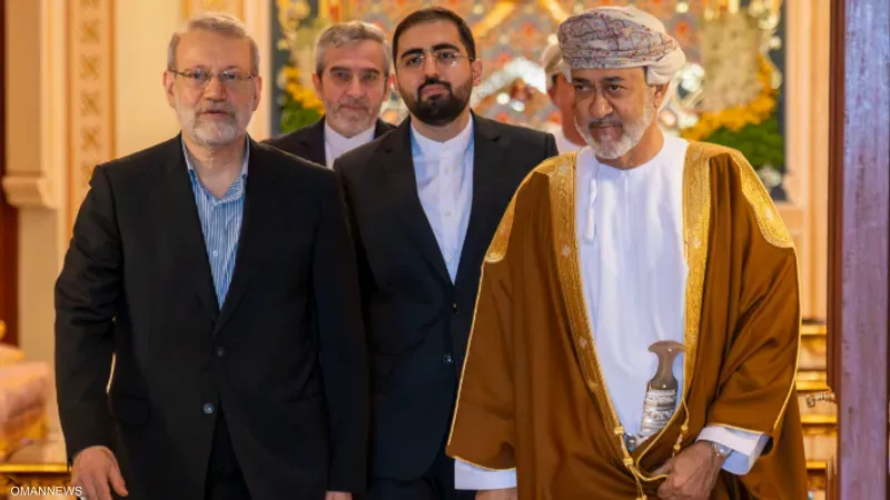 لاريجاني وسلطان عمان،