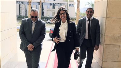 جيهان زكي تلتقي قيادات وموظفي وزارة الثقافة في العاصمة الجديدة