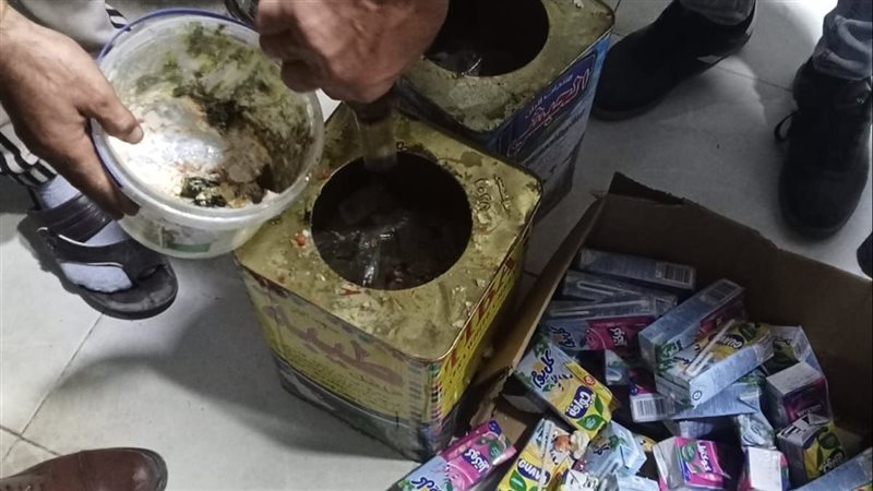 جانب من المضبوطات،
