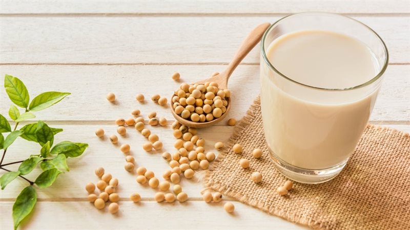 حليب الصويا 
