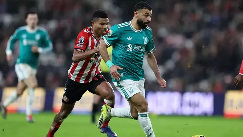 محمد صلاح أمام سندرلاند