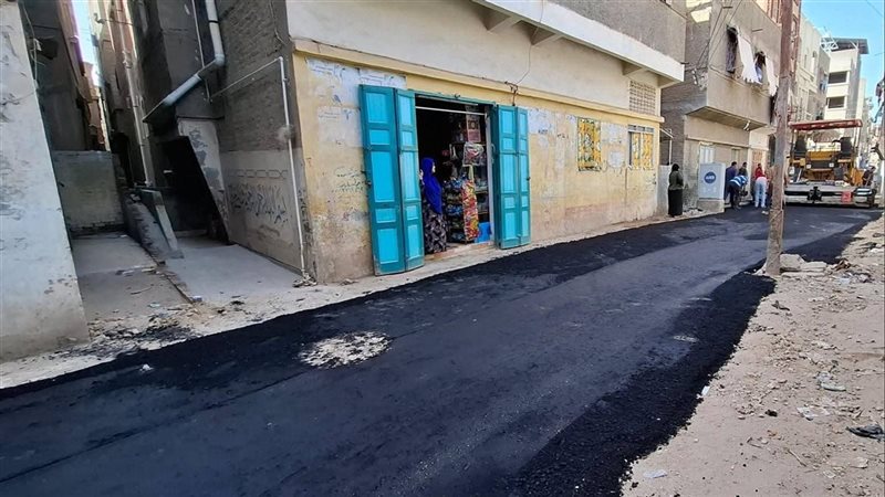 تطوير ورصف شوارع
