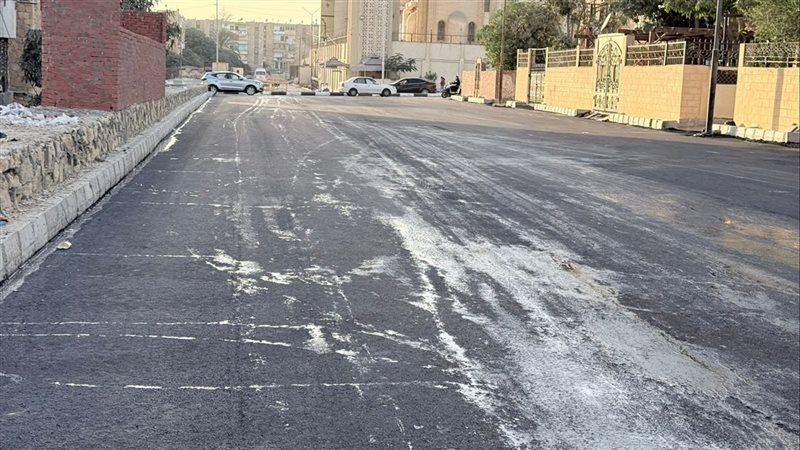 جانب من أعمال الرصف،فيتو