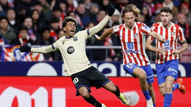 أتلتيكو مدريد وبرشلونة،