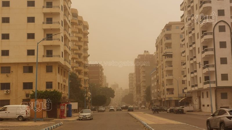 عاصفة ترابية علي
