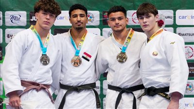منتخب مصر يحتل المركز الثالث في بطولة أفريقيا للجودو بتونس