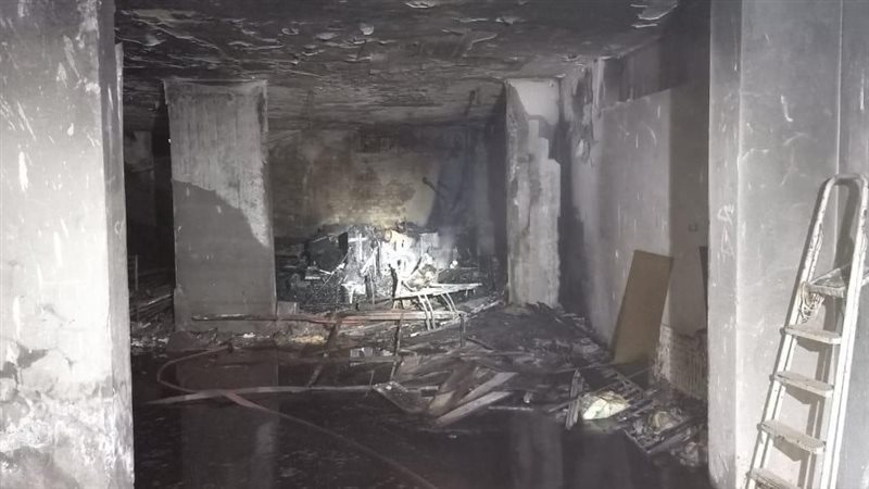 حريق بشقة سكنية بالعبور،فيتو