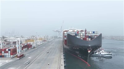 ميناء دمياط يستقبل 14 سفينة وتداول 90 ألف طن بضائع خلال 24 ساعة
