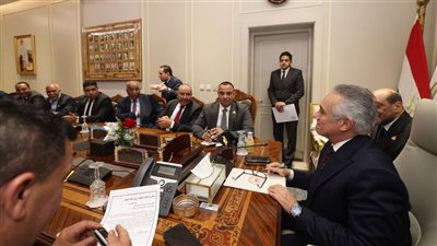 وزير العدل يلتقي عددًا من أعضاء مجلسي النواب والشيوخ