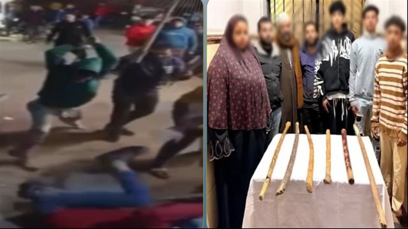 ضبط 7 أشخاص تعدوا