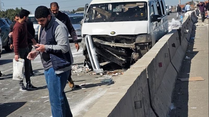 حادث علي طريق شبرا