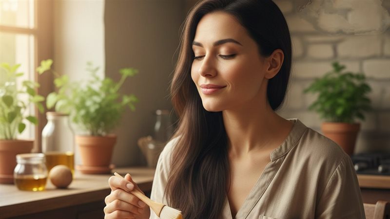 روتين للعناية بالشعر،