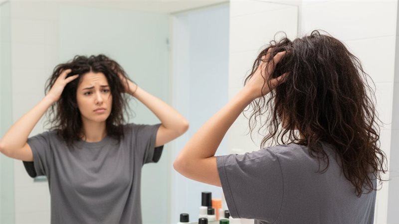 العناية بالشعر الجاف