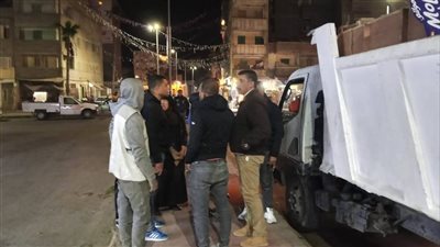 مفيش تهاون، حملات مكبرة لرفع إشغالات الشوارع والميادين في دمياط (صور)
