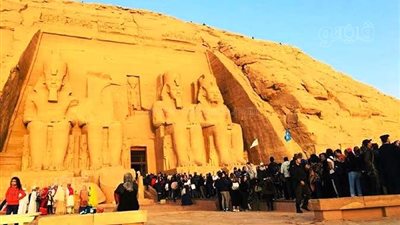 إنهاء ترتيبات مشاهدة تعامد الشمس بمعبدى أبوسمبل صباح غد الأحد